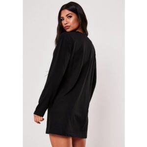 Missguided Michigan Graphic T-Shirt Dress